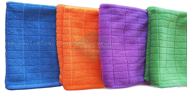 China Cutom microfiber towels Bulk Exporter Bespoke Quick Dry Structure Towels Manufacturer Cheap Lattice Towel Cloth Producer